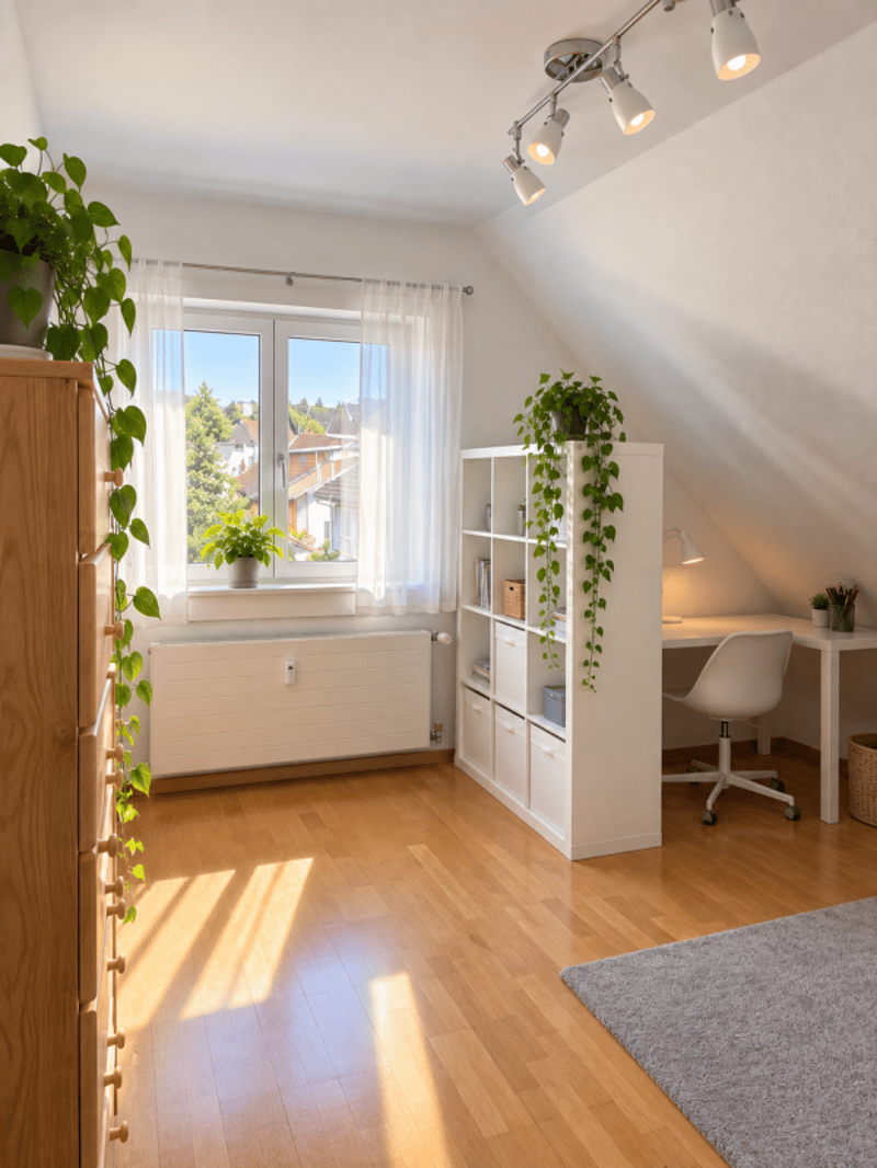 Ruhig wohnen, zentral verbunden - helle 4-Zimmer-Maisonette mit grossem Balkon in Muttenz (11)