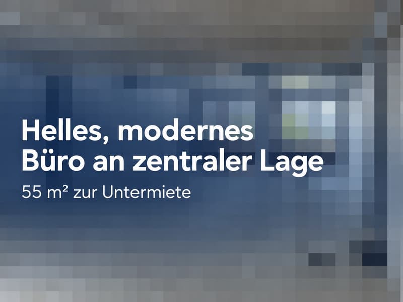 Modernes Büro an zentraler Lage – 55 m² zur Untermiete (1)