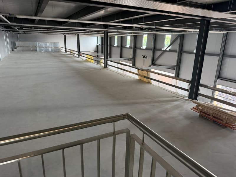 Halle industrielle à louer avec mezzanine  modulables dès 520 m²  jusquà 1'950 m²  Saint-Aubin (Broye, FR) (7)