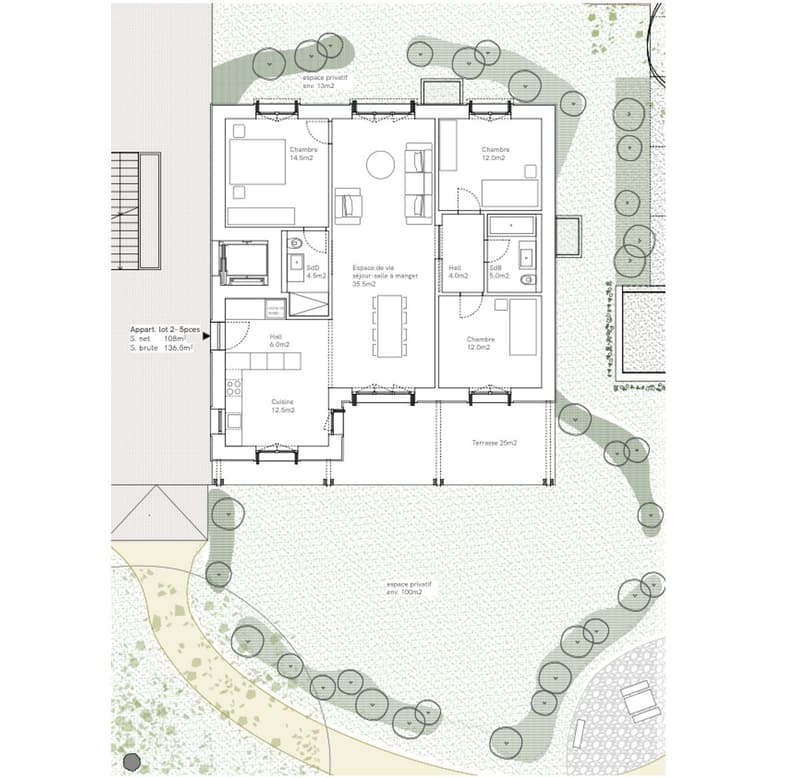 LOT 2 | SELTENE GELEGENHEIT IN CÉLIGNY | PRÄCHTIGES 5-ZIMMER-APARTMENT MIT 26 M² TERRASSE (12)