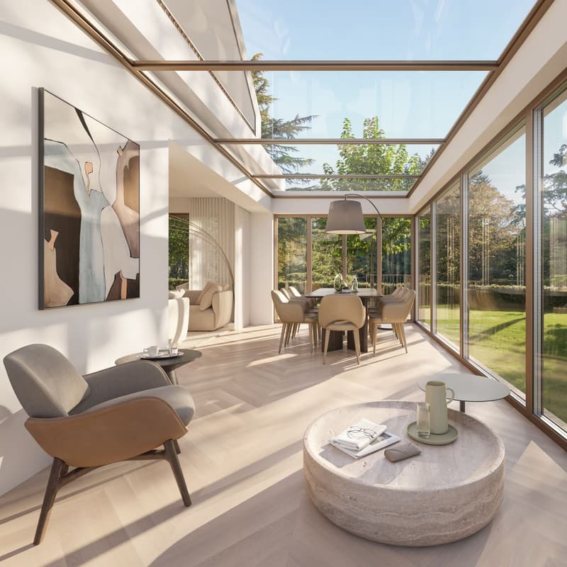 PROJET NEUF | VILLA JUMELÉE CONTEMPORAINE À PREGNY-CHAMBÉSY | Villa B (11)