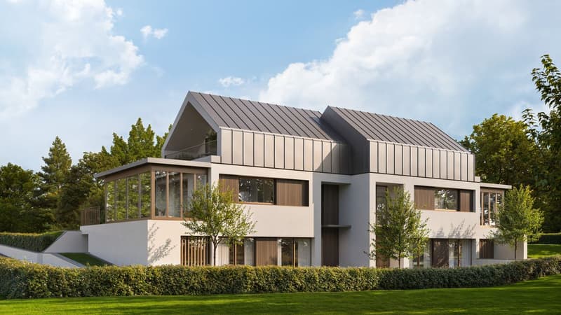 PROJET NEUF | VILLA JUMELÉE CONTEMPORAINE À PREGNY-CHAMBÉSY | Villa B (3)
