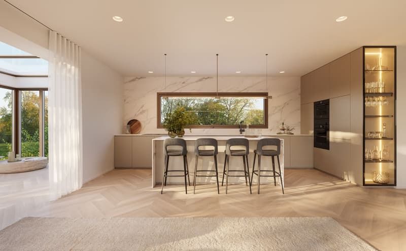 PROJET NEUF | VILLA JUMELÉE CONTEMPORAINE À PREGNY-CHAMBÉSY | Villa A (8)