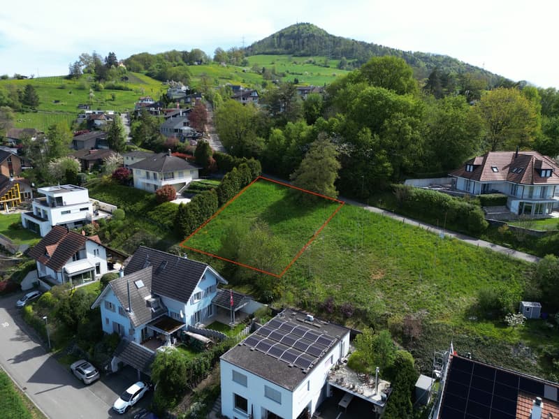 Exclusive hillside location in Frick – 646 m² building land with a view (1)