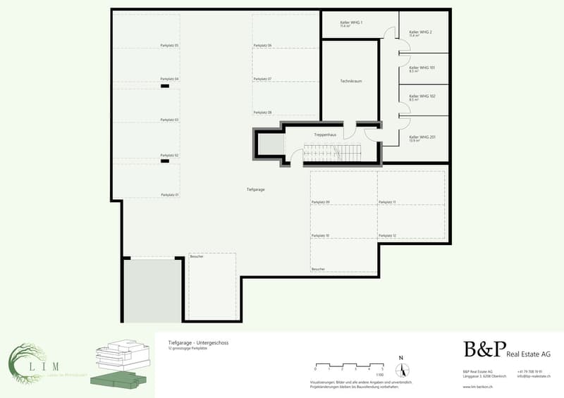 multiple rooms, stairwell, parking areas, terraces