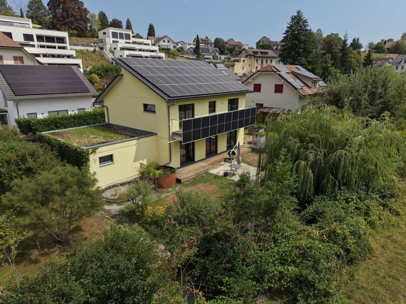 Gepflegtes Einfamilienhaus direkt am Bach, mit Blick ins Grüne (2)