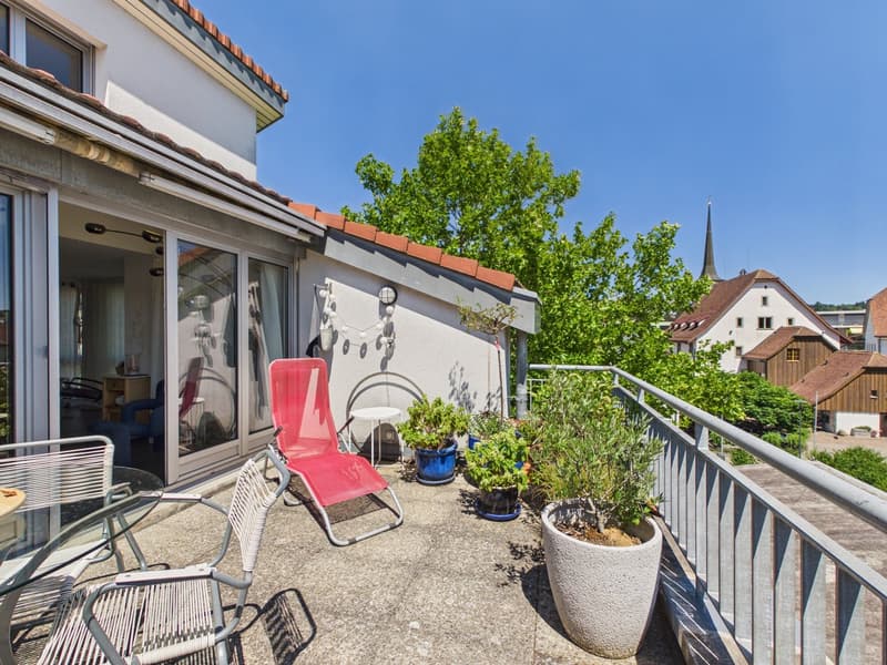 Wohnen mit Charakter – Maisonette-Dachwohnung mit zwei Galerien (15)