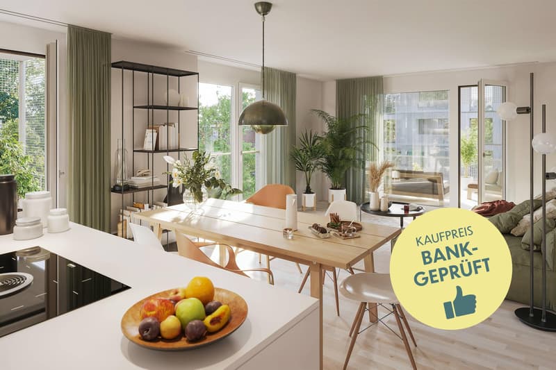 Chez soi dans la nature, appartement de 5,5 pièces élégant dans la ville forestière (1)