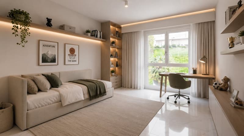 Elegante 3.5 locali completamente ristrutturato con terrazzo, autorimessa e parco privato (6)