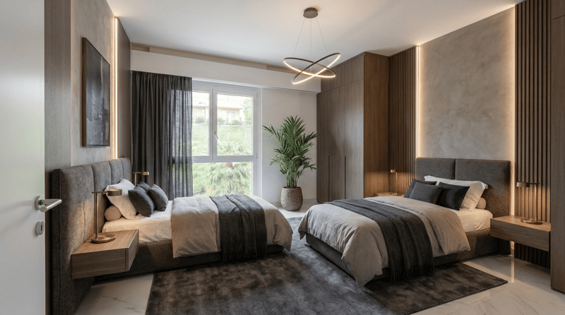 Elegant 4-room apartment with private garden, terrace, and parking (5)