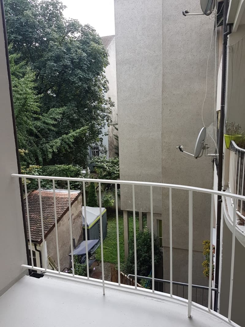 Balkon Hinterhof