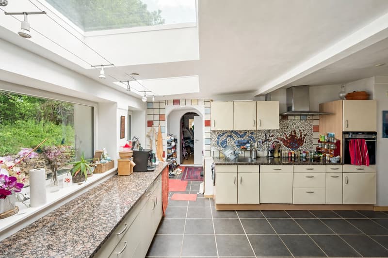 Casa ecologica con 7 locali, piscina e grande giardino a Losanna (14)