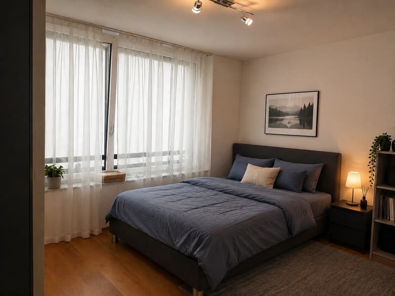 Moderne 4.5-Zimmer-Wohnung mit Balkon und Lift in Jonen (1)