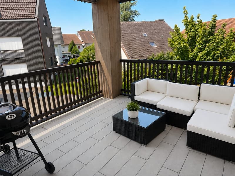 Moderne 4.5-Zimmer-Wohnung mit Balkon und Lift in Jonen (6)