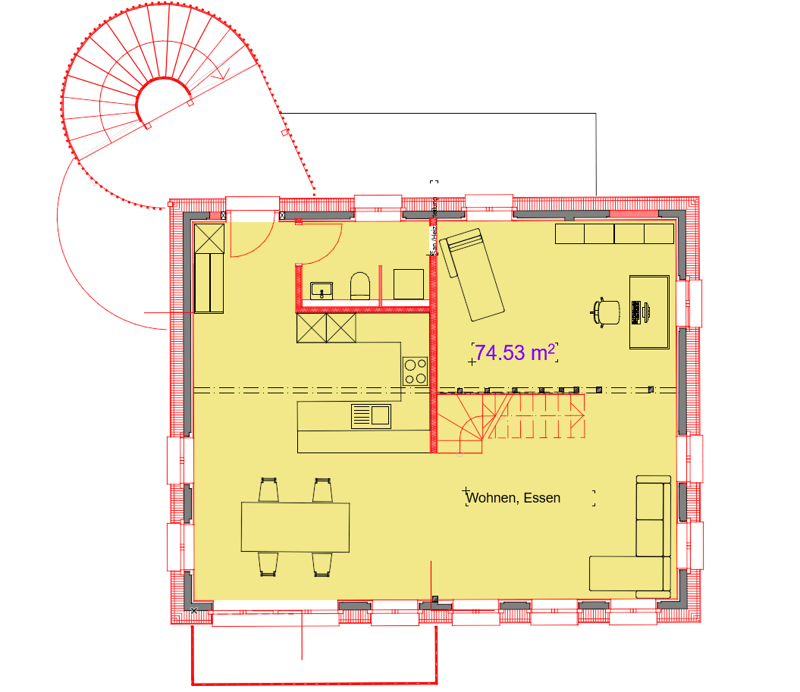 Charmante 2.5 Zimmer-Loftwohnung in Ebertswil (12)