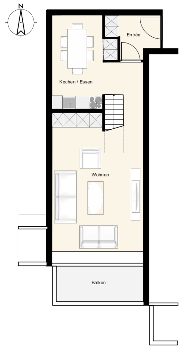 Charming 4-room maisonette apartment with mountain view in Wengen (13)