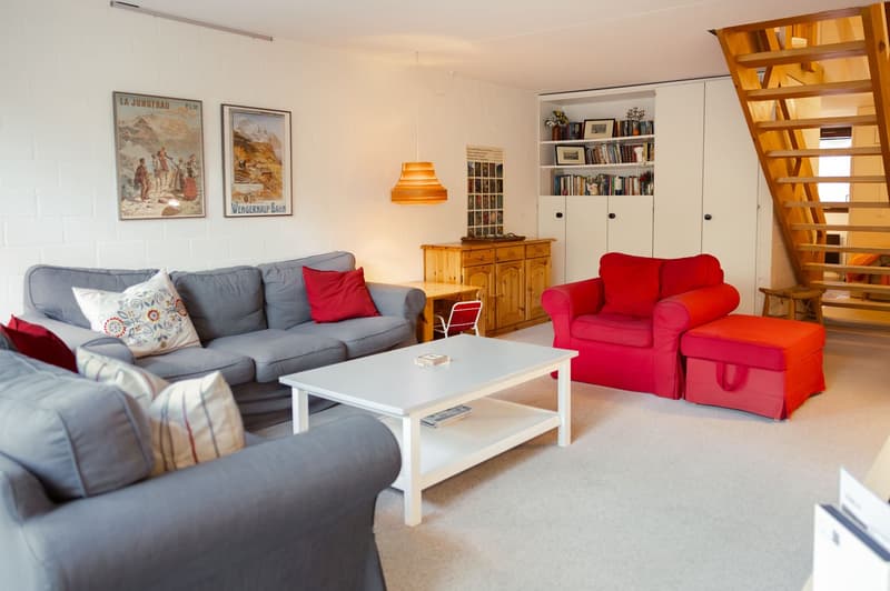 Charming 4-room maisonette apartment with mountain view in Wengen (2)