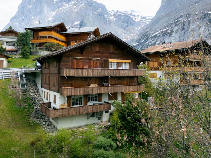 Charming 4-room maisonette apartment with breathtaking views in Grindelwald (11)