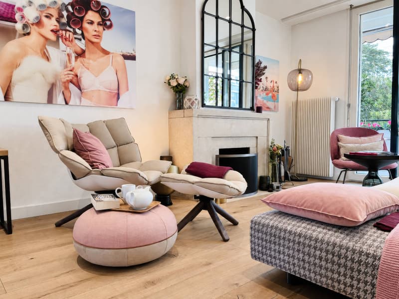 En exclusivité : Elégant appartement traversant de 3 pièces rénové avec balcons (4)