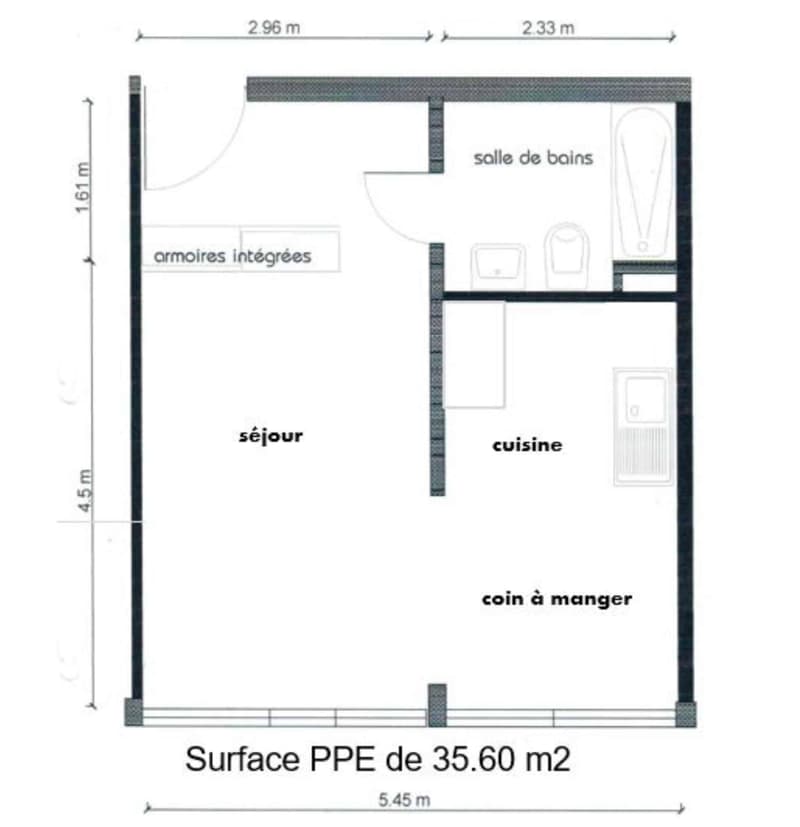 EN EXCLUSIVITE - Agréable 2 pièces au cur du village (7)