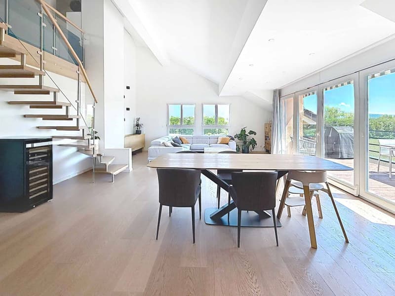 EXCLUSIVITE - Spacieux et lumineux appartement de 4,5 pièces + mezzanine (2)