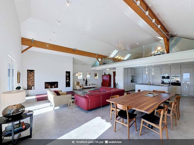 Duplex de Standing avec vue sur le Lac et les Alpes (2)