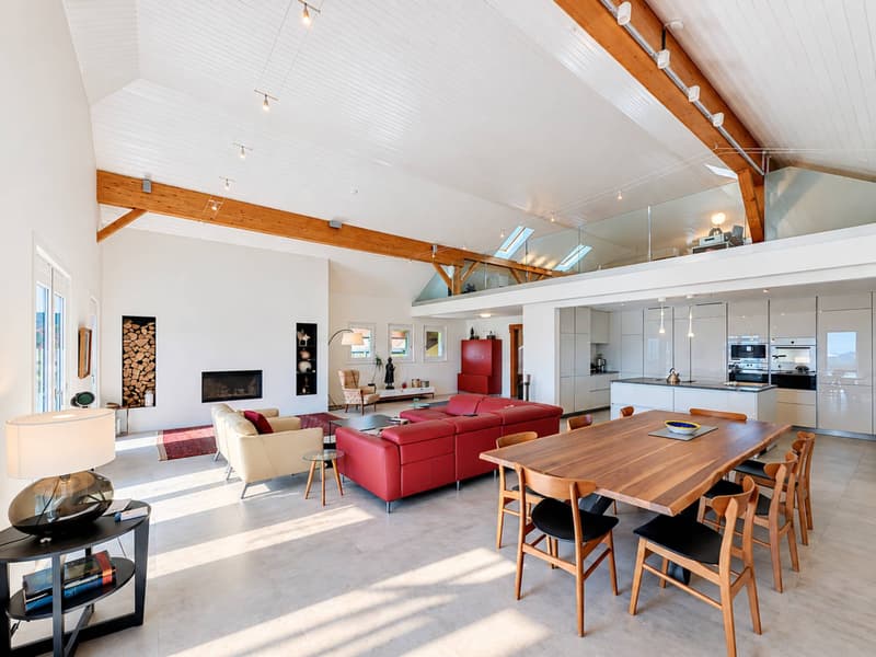 Duplex de Standing avec vue sur le Lac et les Alpes (2)
