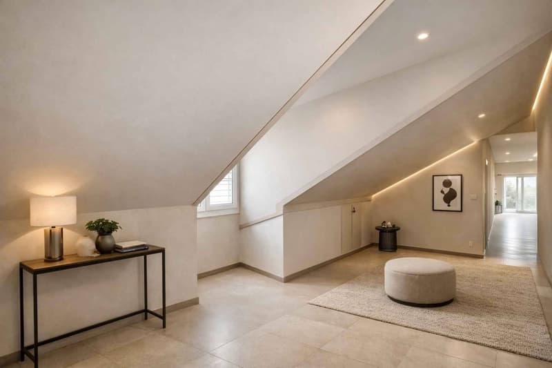 An exclusive attic with generous volumes, with private garden (11)
