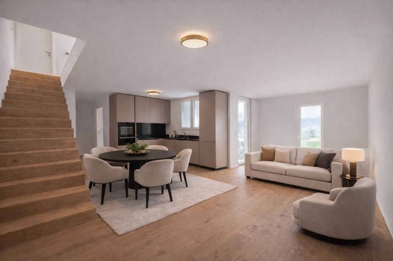 Apartment in a rural setting High-end renovation in Vuillerens (3)