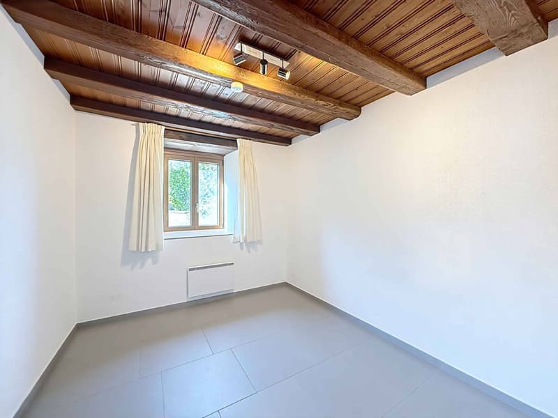 Magnifique maison villageoise rénovée avec charme, volumes et vue sur les Alpes (3)