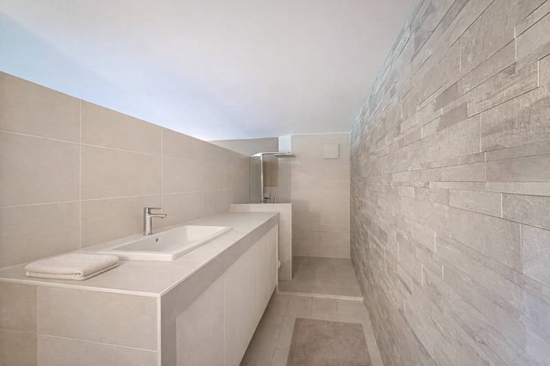 Duplex contemporaneo con giardino privato e vista sulle Alpi a Pully Sud (6)
