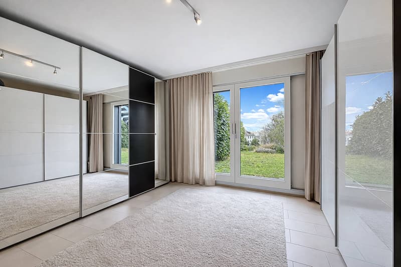 Duplex contemporaneo con giardino privato e vista sulle Alpi a Pully Sud (7)