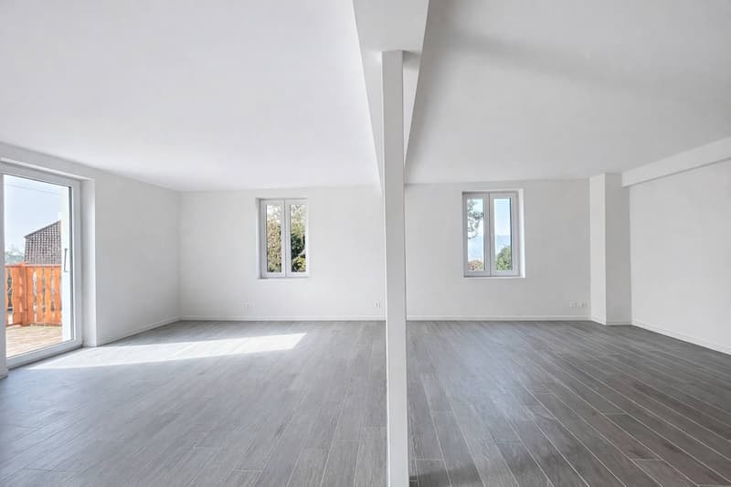 Dreieinhalb-Zimmer-Triplex - großer Garten und teilweise Seeblick (9)
