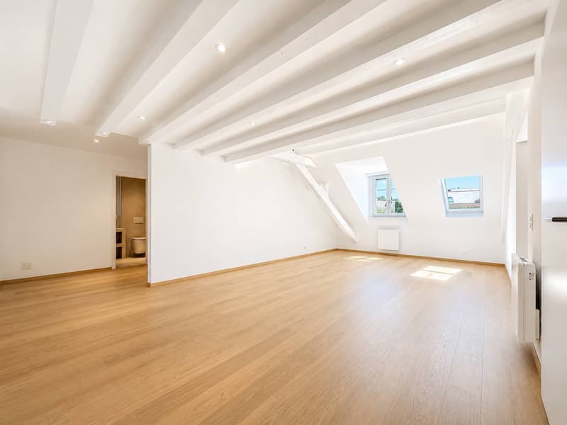 Mitten im Dorf, Dachgeschoss mit 153 m2 Charme (2)