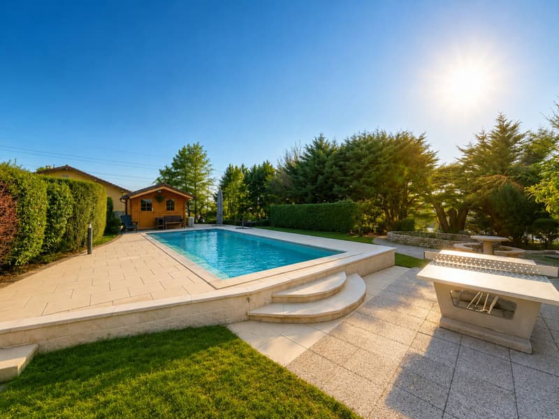 Villa avec piscine chauffée et vue dégagée à Villars-Sainte-Croix (1)