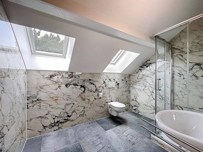 Four and a half room triplex - large garden and partial lake view (9)