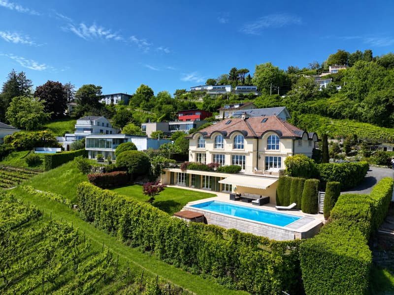 Exclusivité à Lutry Villa de maître de 420 m2 avec vue lac panoramique (2)