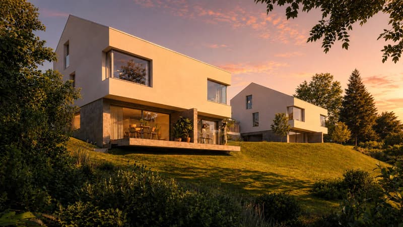 NEUF : Villa contemporaine dans un écrin de verdure (1)