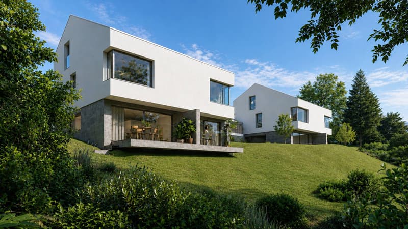 NEUF : Villa contemporaine dans un écrin de verdure (9)
