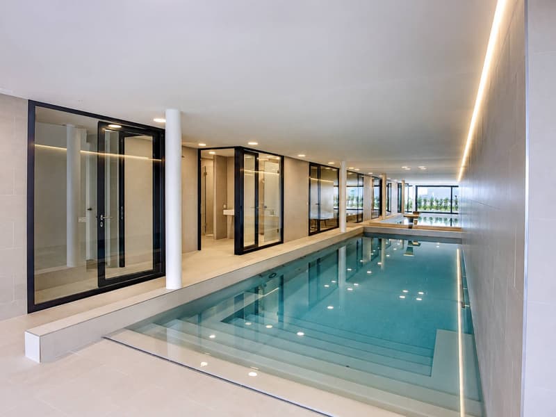 Attique contemporain avec vaste terrasse à un instant du lac (5)