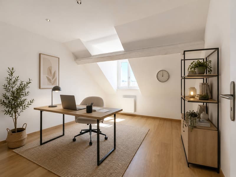 Au centre du village, attique de 153 m2 avec du cachet (8)