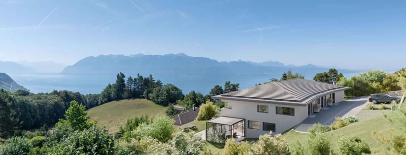 Trois villas de standing sur plans avec vue sur le lac Villa A (2)