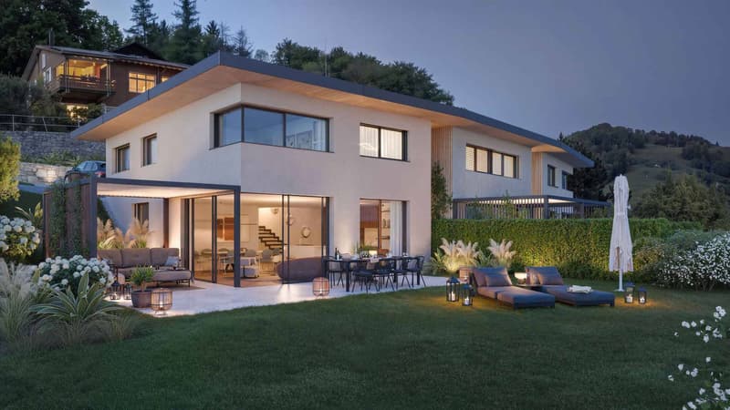 Trois villas de standing sur plans avec vue sur le lac Villa A (1)
