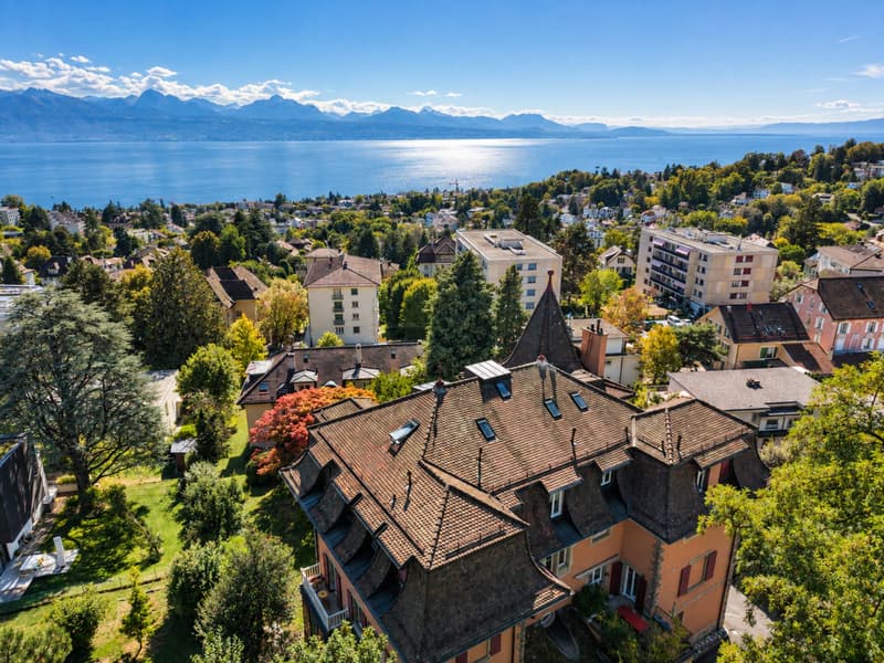 4.5 pièces de caractère dans une demeure du début du XXe siècle, face au lac (12)