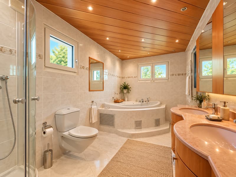 Villa avec piscine sur une parcelle de 1'654 m², vue lac et Alpes (11)