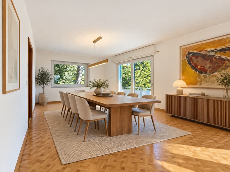 Villa avec piscine sur une parcelle de 1'654 m², vue lac et Alpes (4)