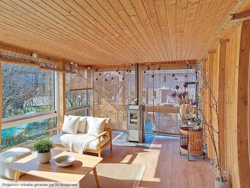 Bright individual house in a green setting (4)
