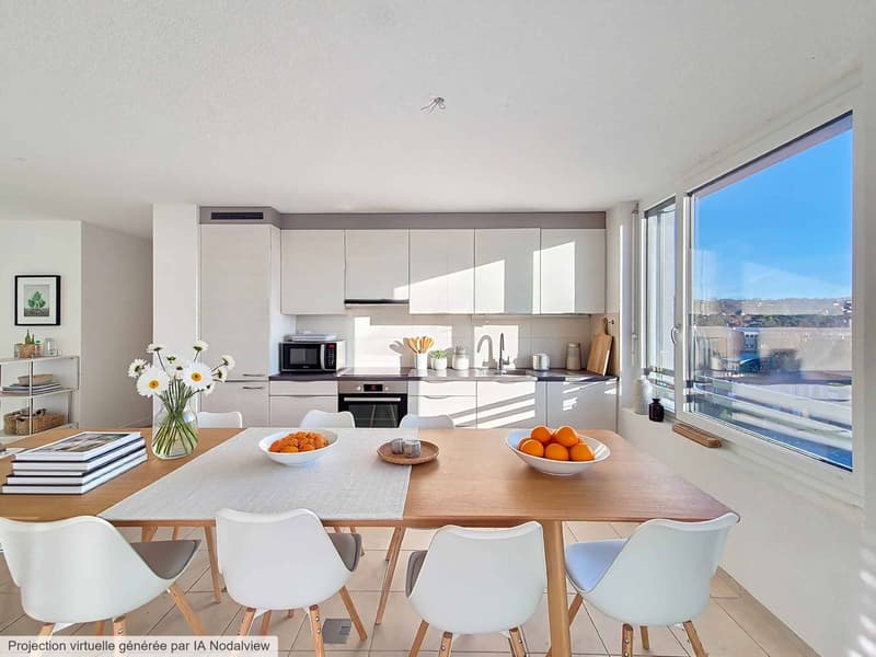 Spacious 3.5-room attic in the city center (3)