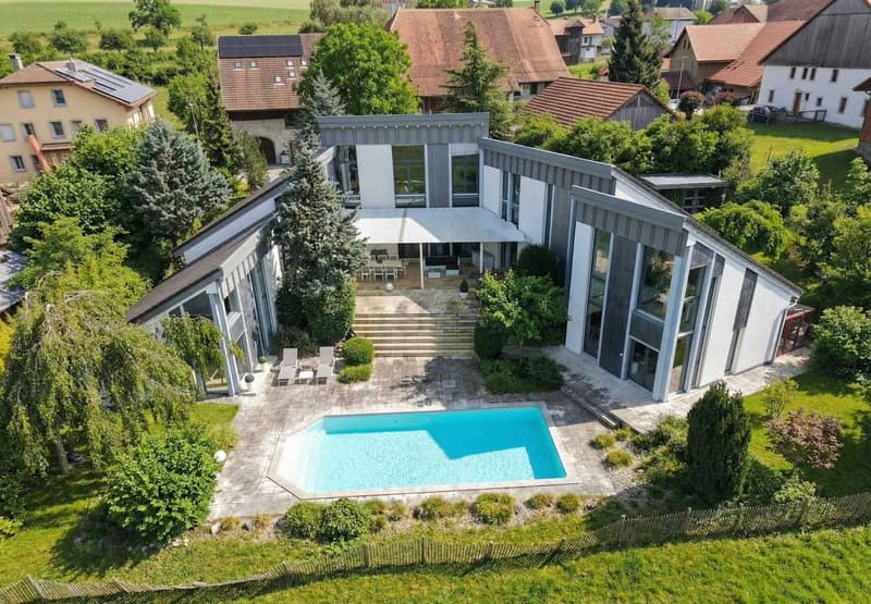 Villa d'architecte contemporaine de 7.5 pièces avec piscine (1)