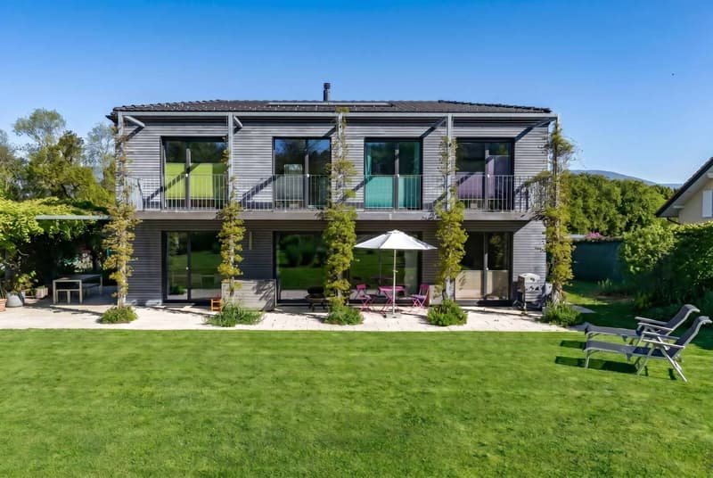 VILLA CONTEMPORAINE MINERGIE DANS UN ENVIRONNEMENT PRIVILÉGIÉ (2)